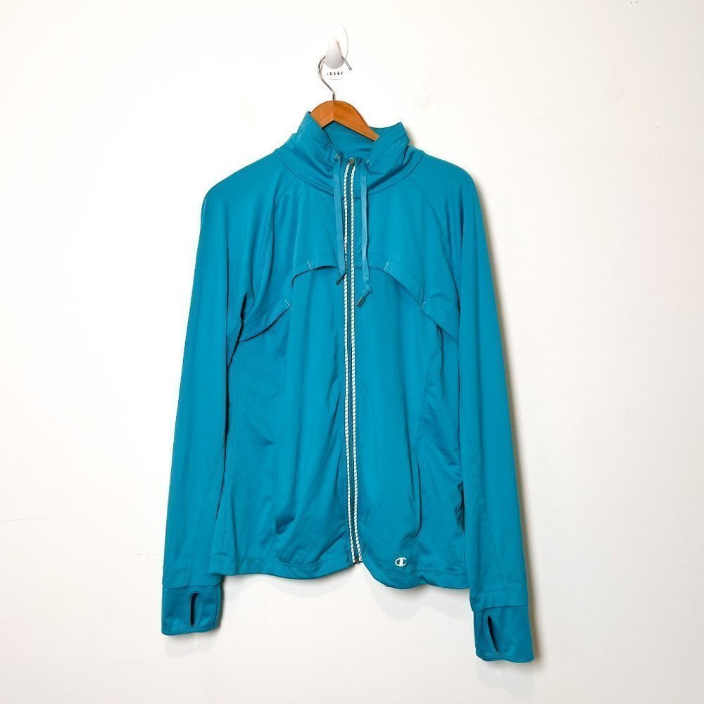 Champion Blue Workout Athletic Running Jacket